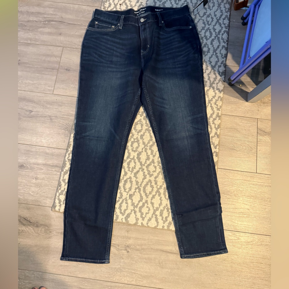 Banana Republic Dark Blue Jeans Athletic Fit